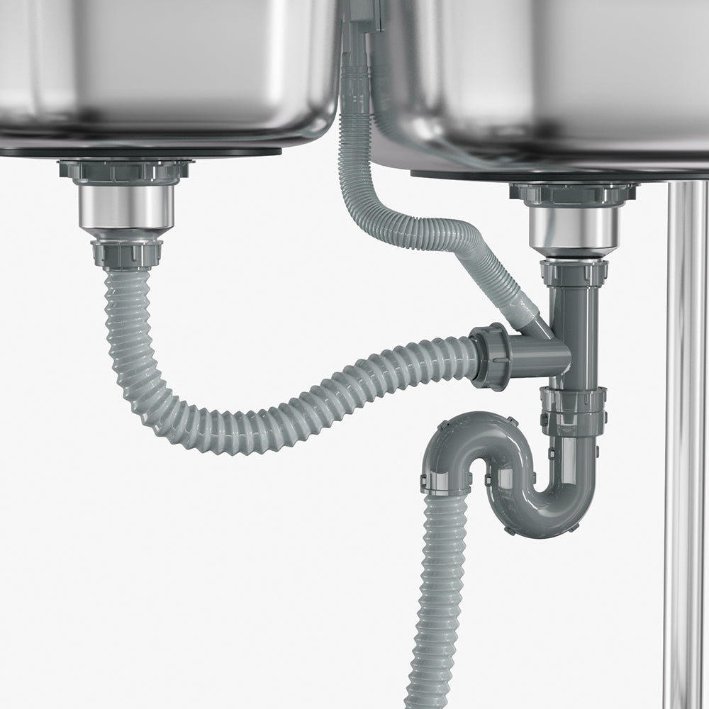 76cm*40cm*85cm H 201 Stainless Steel 2 Compartments Commercial Sink