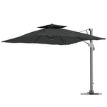 3m Cantilever Parasol W/ Hydraulic, Dual Top, Base