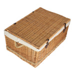 Wicker 72cm Rope Handled Trunk Picnic Basket | White