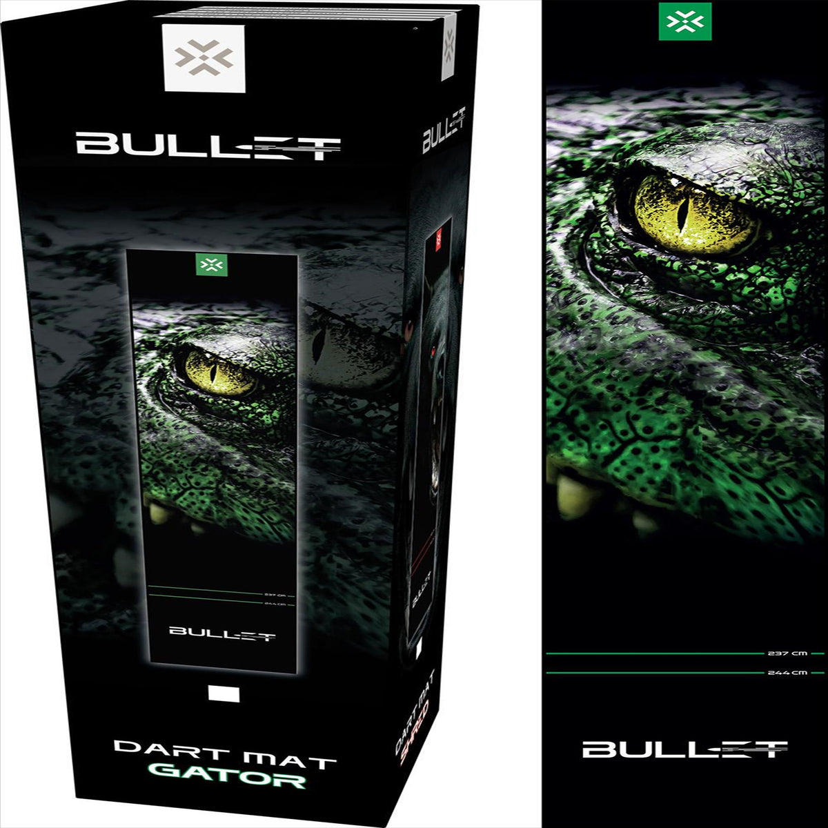 Carpet Gator Dart Mat 300 X 60 Cm | One Size | Black