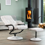 Ripley Swivel Recliner And Footstool | Stone