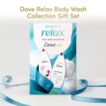 Relax Body Wash Collection Gift Set For Her With Shower Puff | Set of 1