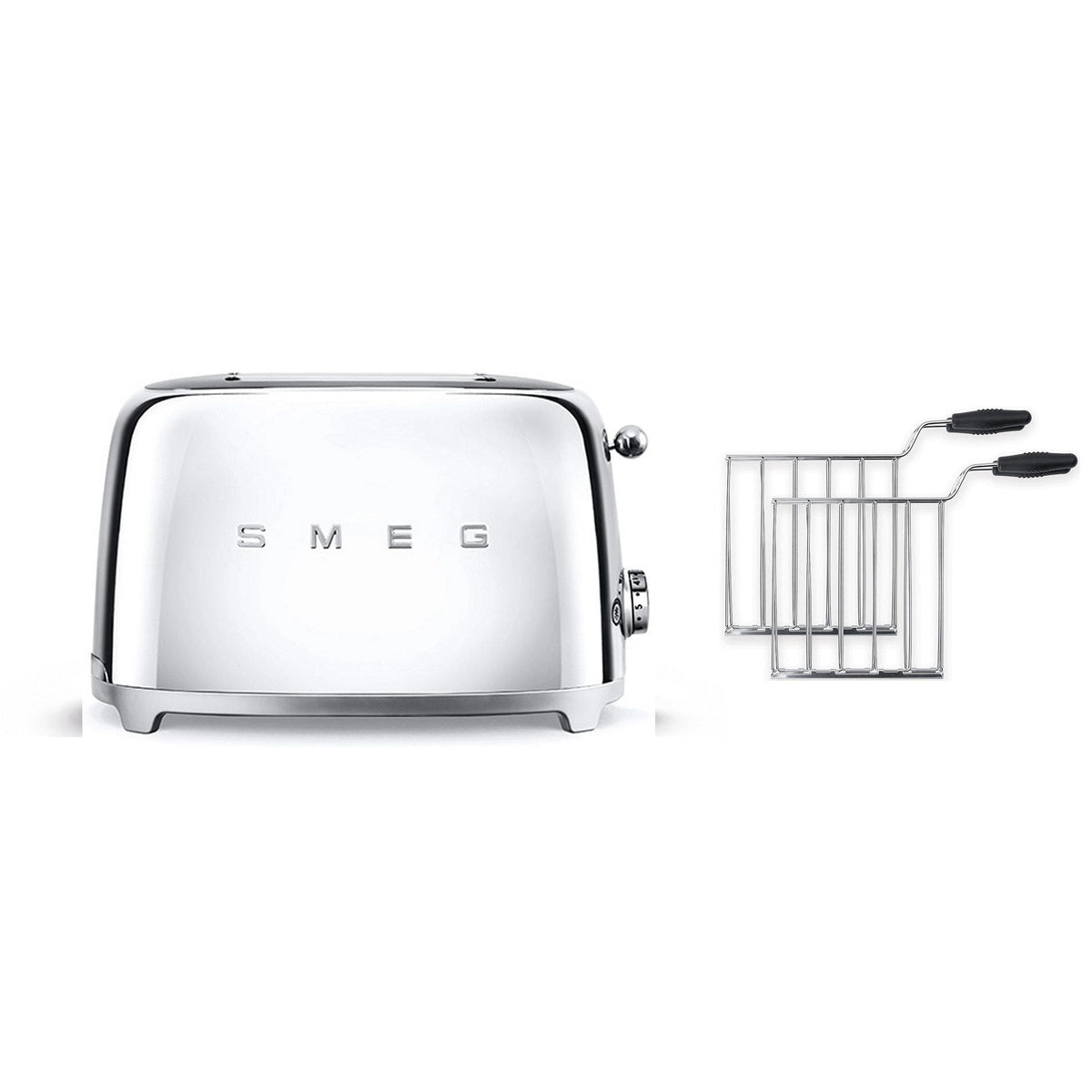Tsf01, Tssr01 2 Slice Toaster With 2-sandwich Racks Set | Silver