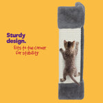 Corner Cat Scratch Post - Grey