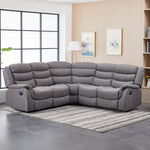 Loudon Fabric Reclining Corner Sofa | Corner | Dark Grey