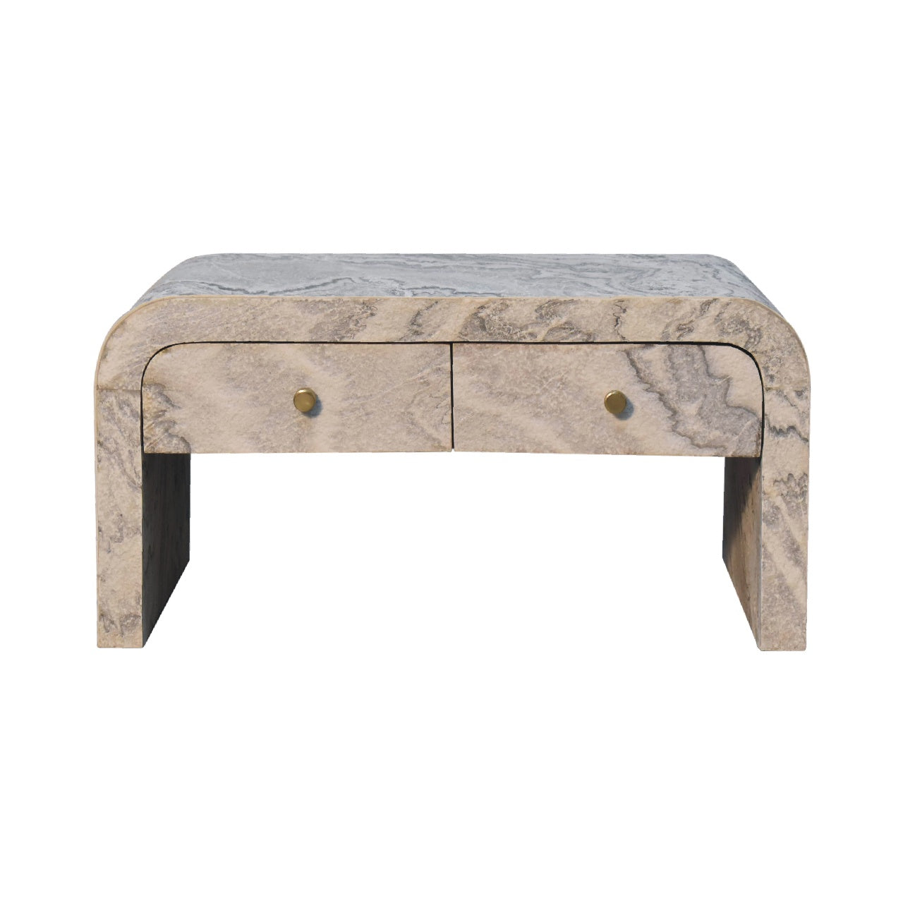 Solid Wood Nouveau Coffee Table