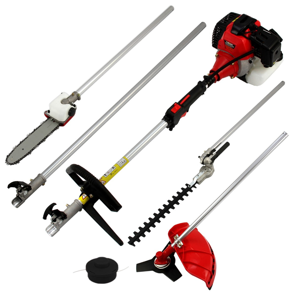 5 In 1 52cc Petrol Garden Cutter Multi Tool