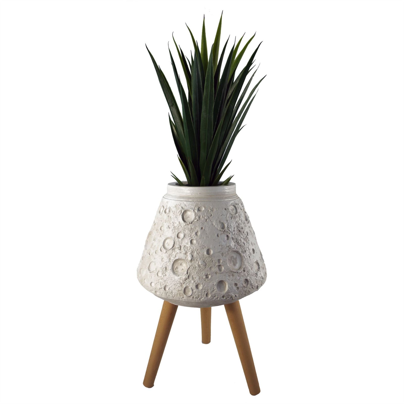 X 40cm Large Lunar White Planter 62cm