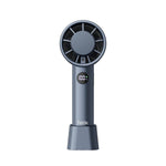 Portable Handheld Fan – 12h Long Battery Life, 3600mah Usb Rechargeable Mini Fan | Black