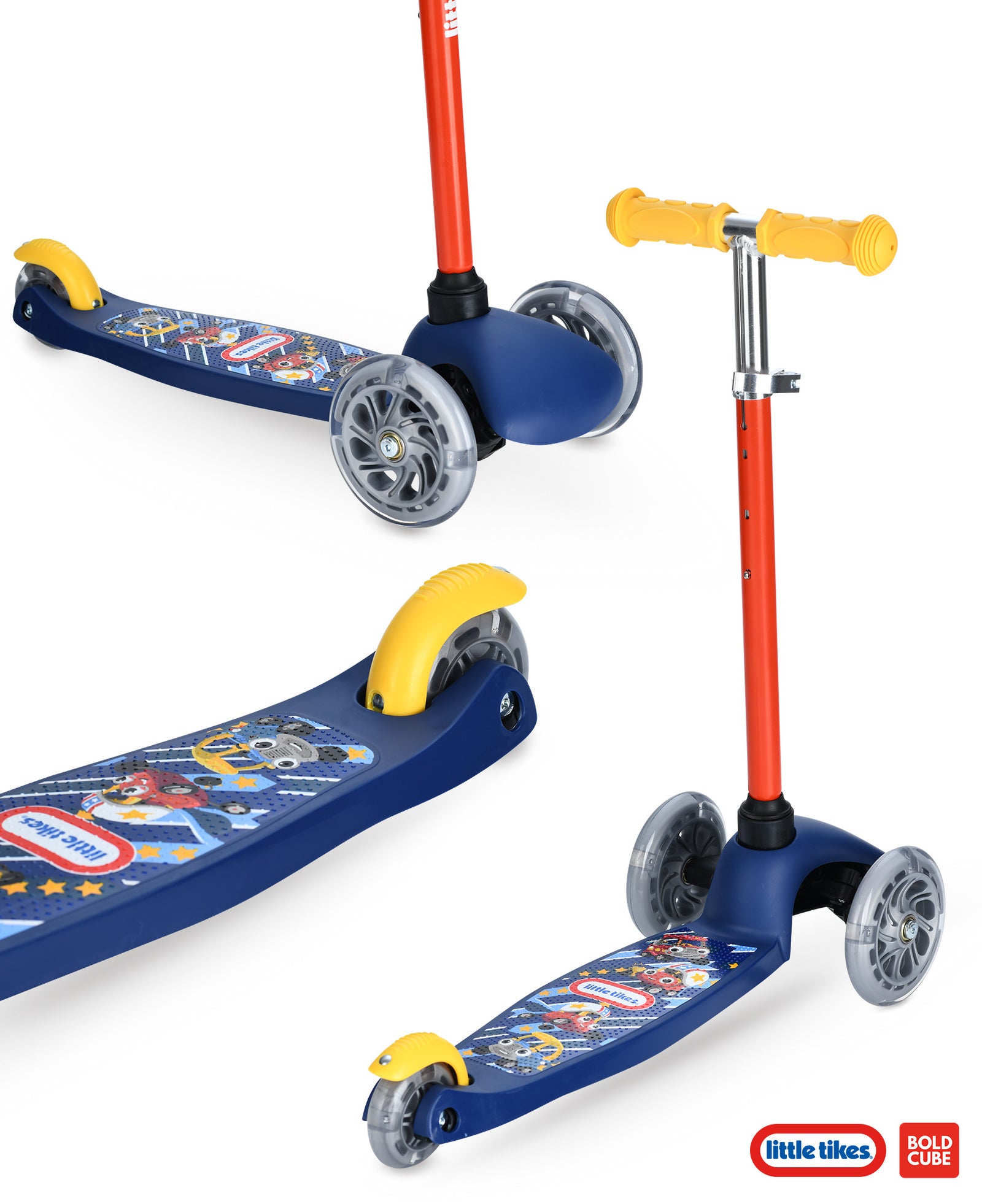 Little Tikes Kids 3 Wheel Scooter | Red