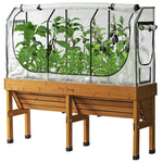 Medium Wall Hugger Greenhouse Frame & Multi-cover Set