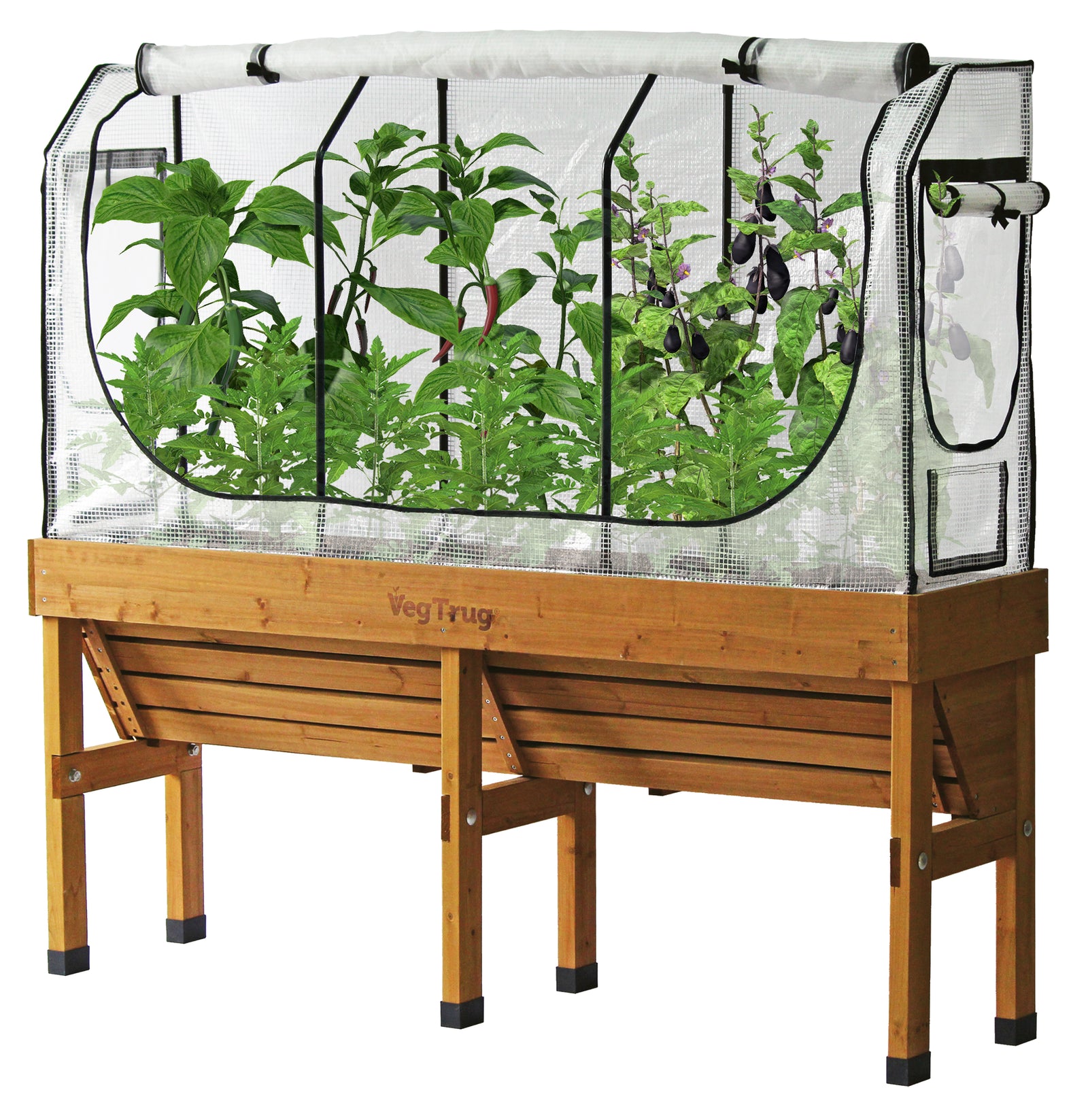 Medium Wall Hugger Greenhouse Frame & Multi-cover Set