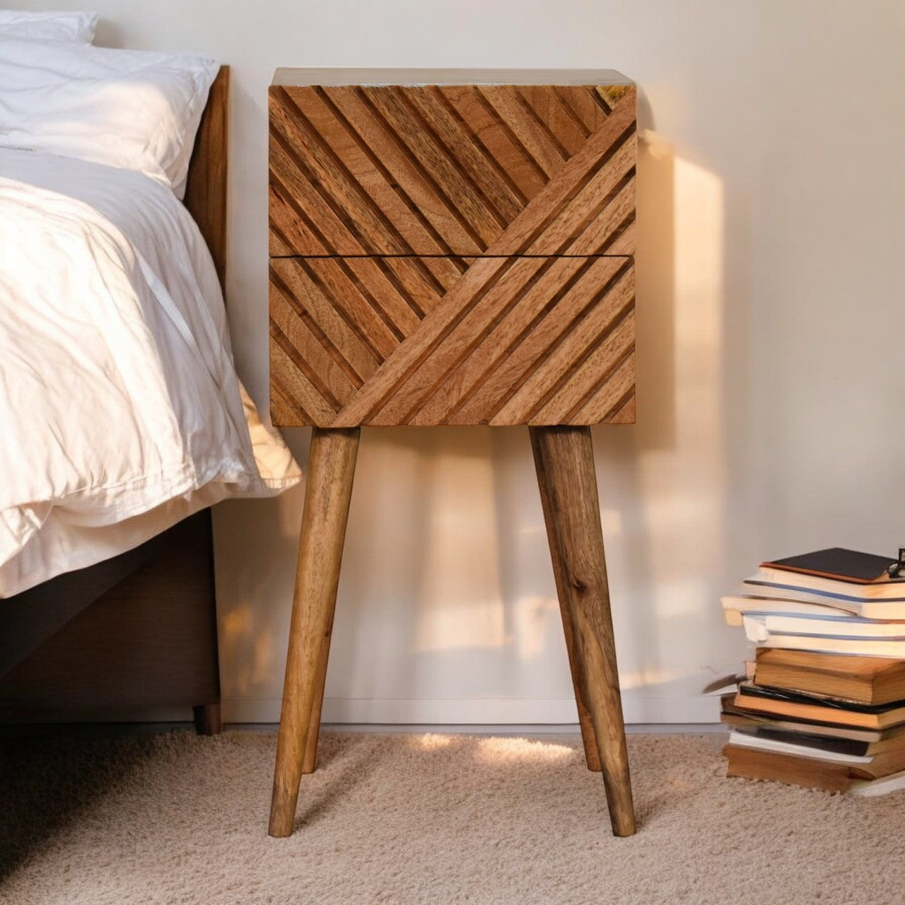 Solid Wood Mini Lillie Bedside
