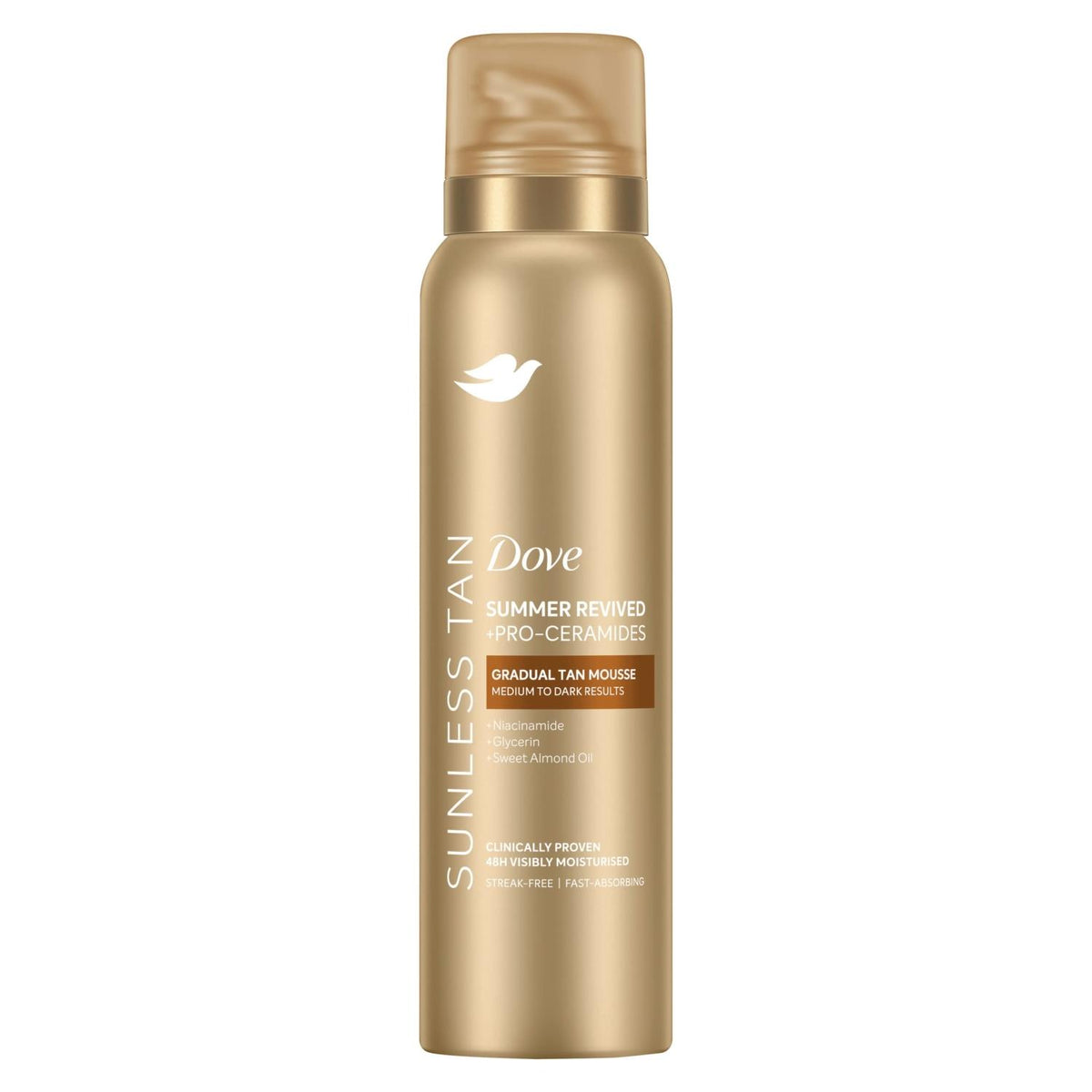 Derma Spa Summer Revived Self Tan Body Mousse, Medium To Dark, 150ml | Set of 4