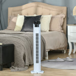 Led Tower Fan With Oscillation 3 Speed 3 Mode | One Size | White