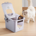 Extra Large Top-entry Fully Enclosed Cat Litter Box