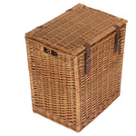 Wicker Double Steamed Vintner Storage Picnic Basket | Small | Brown