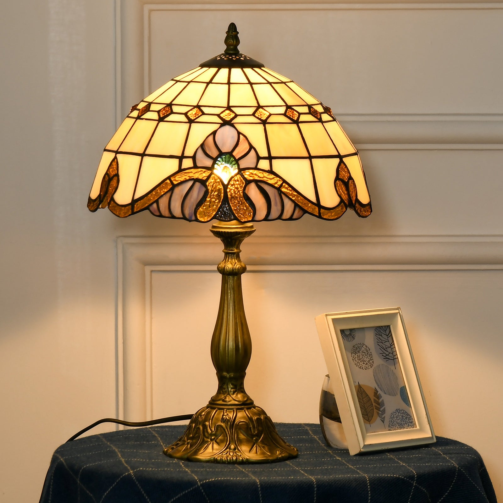 Decorative Table Lamp, For Bedroom Bulb Not Included