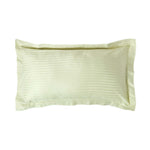 Egyptian Cotton Satin Stripe Oxford Pillowcase 330 Tc | King Pillow Case | Sage Green
