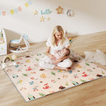 AIYAPLAY Foldable Baby Play Mat, Waterproof Activity Playmat