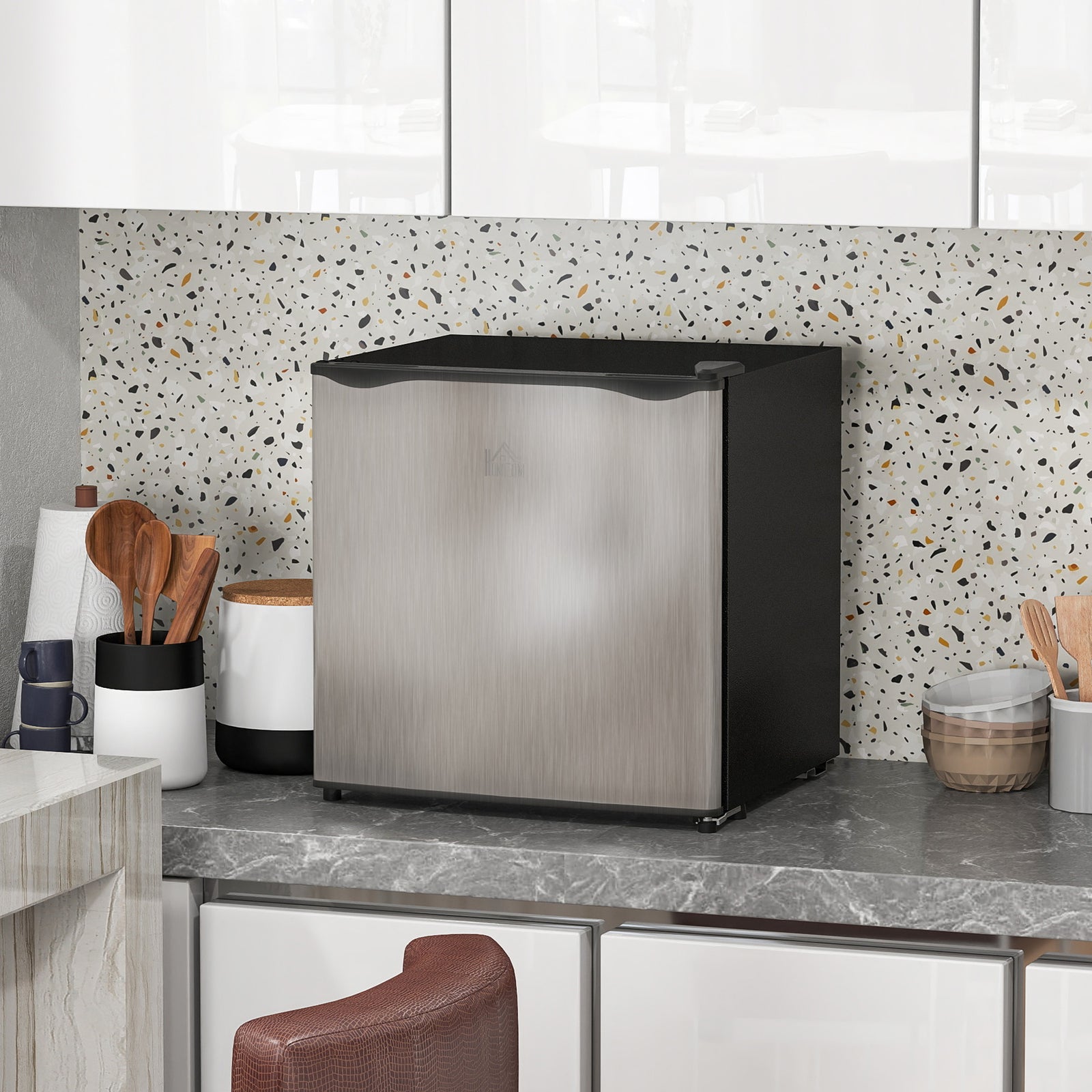 Tabletop Freezer, Adjustable Silver