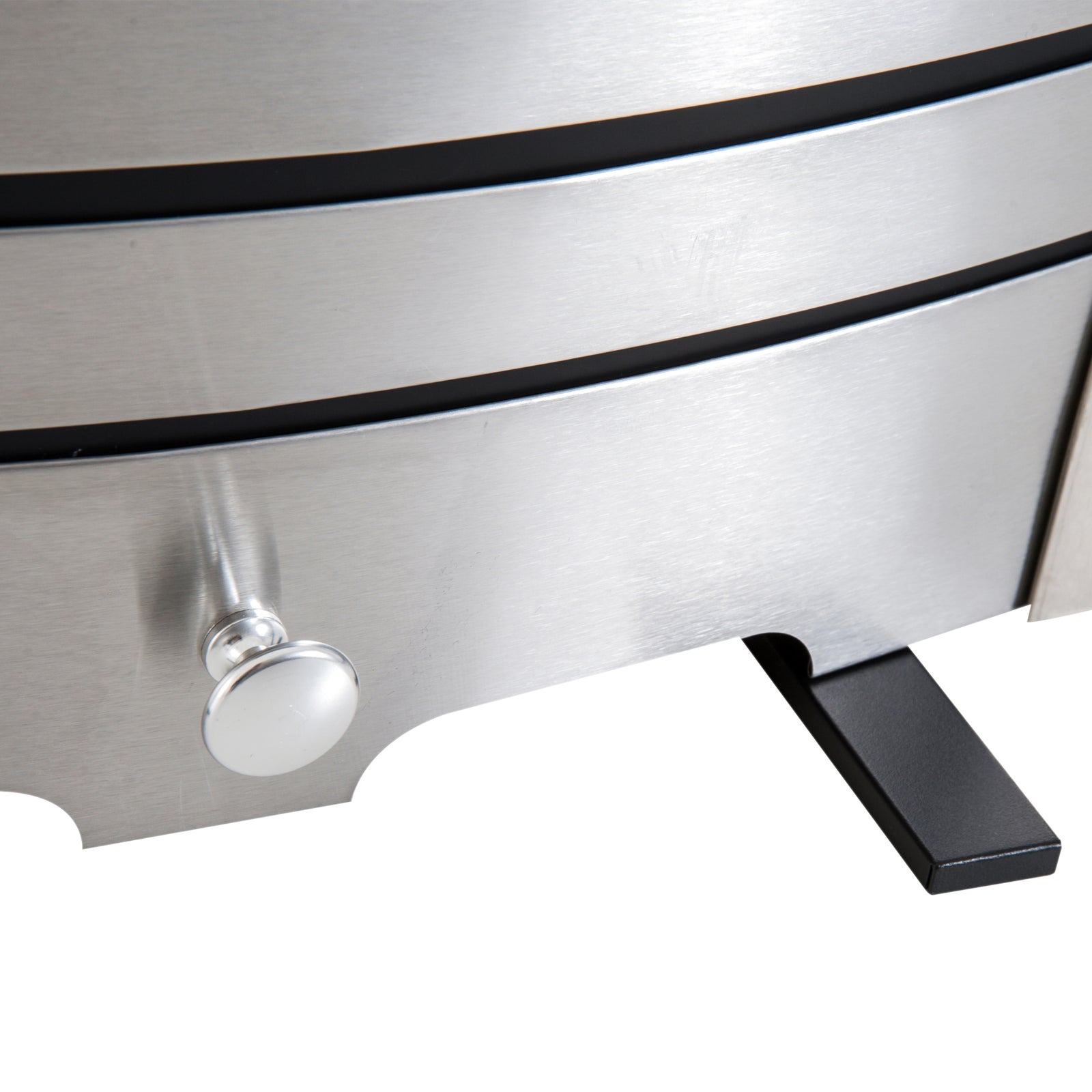 Electric Fireplace Stainless Steel 2kw Heater Led Fire Flame