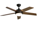 52 Inch Ceiling Fan With Dimmable Led Light & Remote 5 Blade Modern Quiet Fan