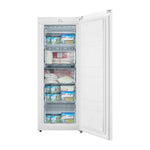 160 Litre Freestanding Upright Freezer -18°C Storage, Reversible Door