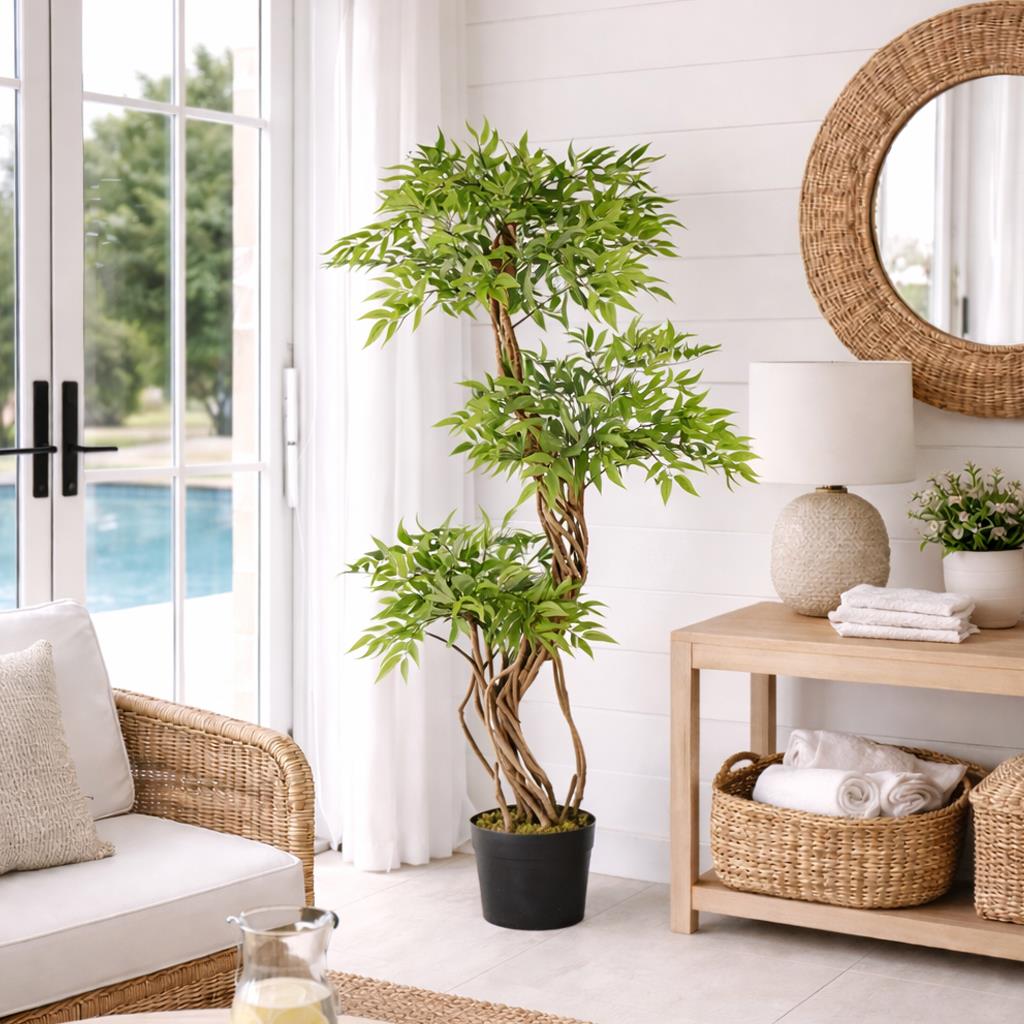 140cm Realistic Artificial Japanese Fruticosa Tree Ficus Tree