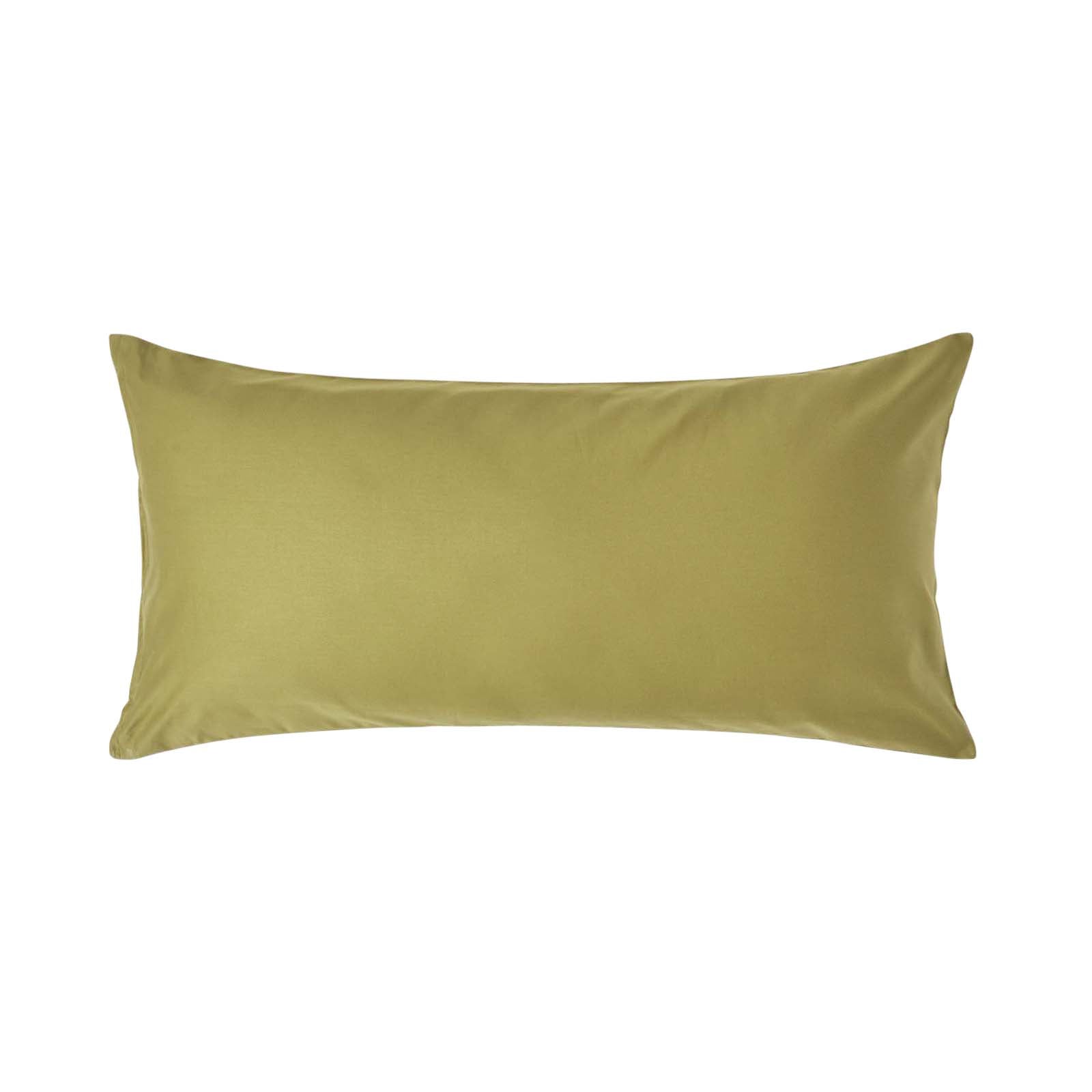 European Size Egyptian Cotton Pillowcase 1000 Tc | 40 x 80cm | Olive Green