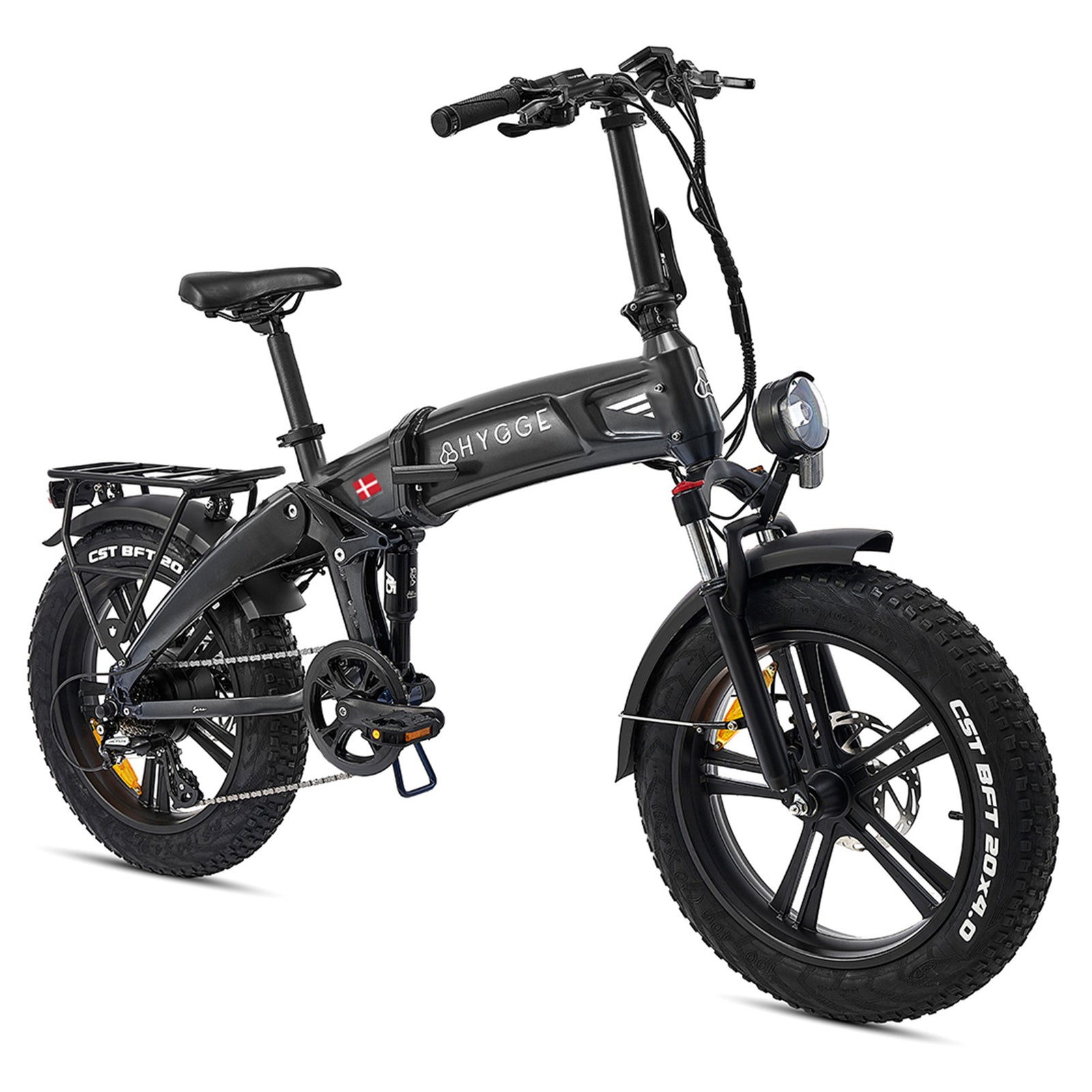 Sorø 2026 - Folding Fat Tyre E-bike 48V 14.5Ah | Black