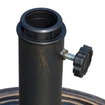 Heavy Duty Round Parasol Base, Bronze
