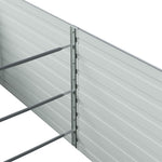 Rectangular Raised Garden Bed – Durable Steel Raised Planter With Safe Edges,160cm W X 80cm D X 60cm H,3 Support Bars | Grey
