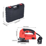 Breeins 1100w Electric Jigsaw With 6 Variable Speeds And 10 Cutting Blades