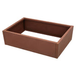 Rusty Raised Bed Steel Planter Box – Outdoor Garden Flower Bed, Weatherproof Rust Finish, Durable Raised Planter For Patio & Yard | Large