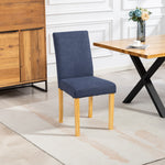 Almont Fabric Dining Chairs - Set Of 2 | Denim
