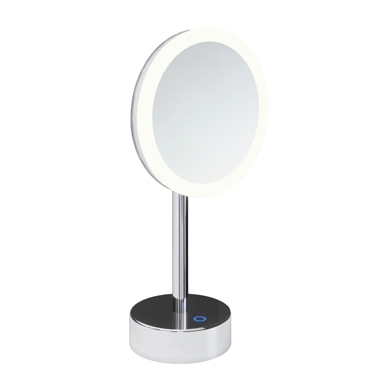 Magnifying Mirror X5 Led Light Chrome Usb Port Architect Collection