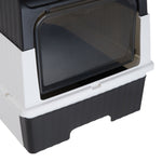 Large Enclosed Cat Litter Box With Disinfection Light