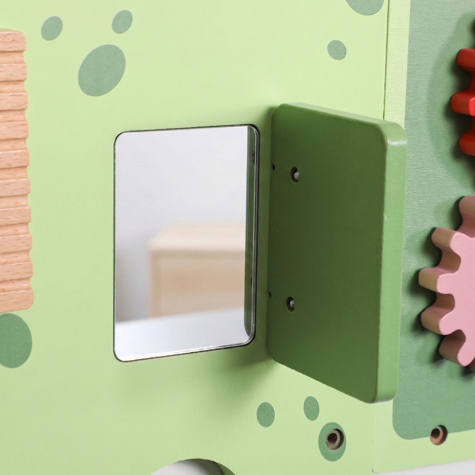 Busy Board Panels Wall Mounted Dinosaur | Green