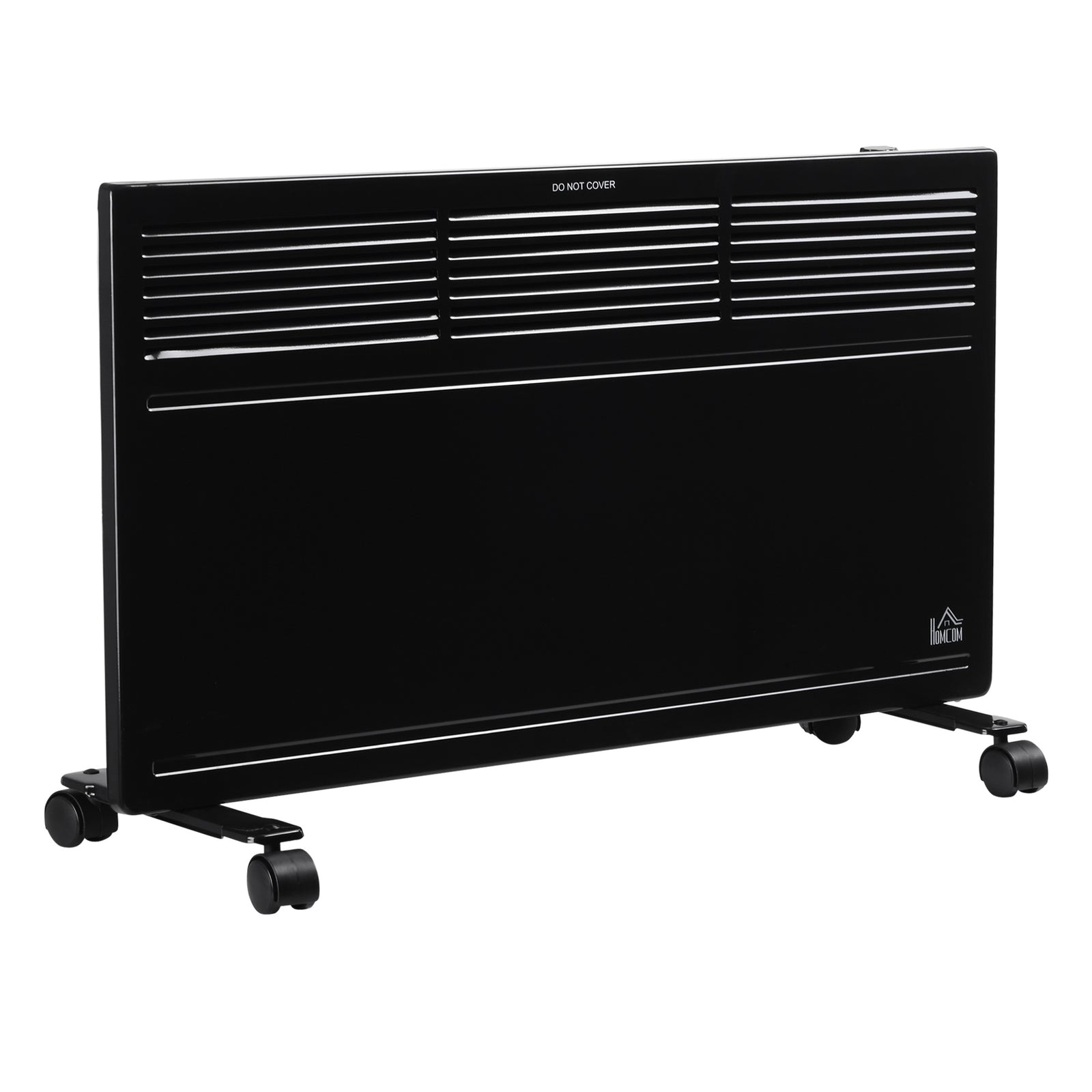 Convector Radiator Heater With Adjustable Thermostat Safety | One Size | Black