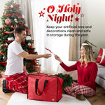Large Christmas Storage Bag For Ornaments And Wreaths