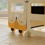 AIYAPLAY Toddler Step Stool With Chalkboard For Kitchen Counter