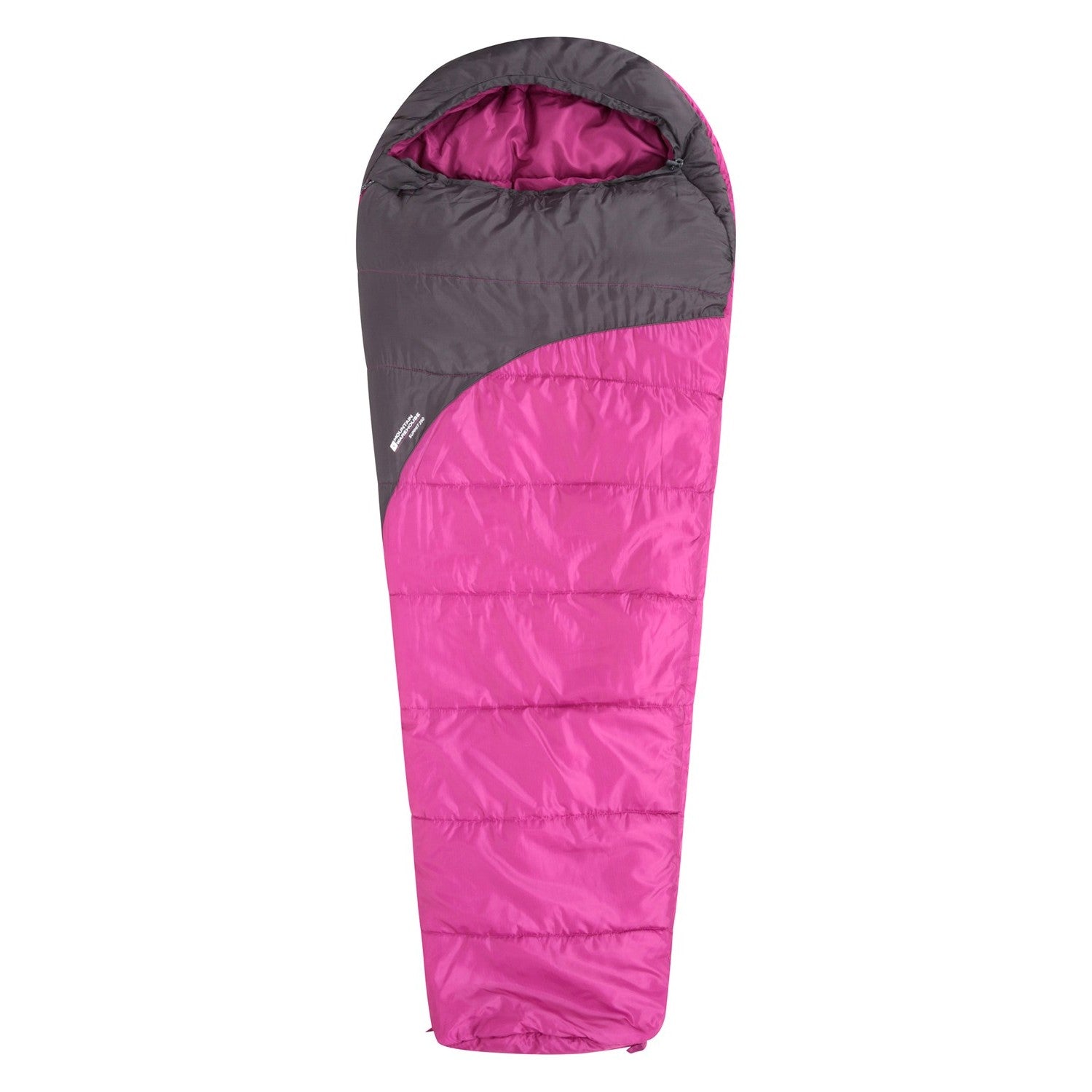 Summit 250 Left Zip Mummy Sleeping Bag | 200cm | Pink