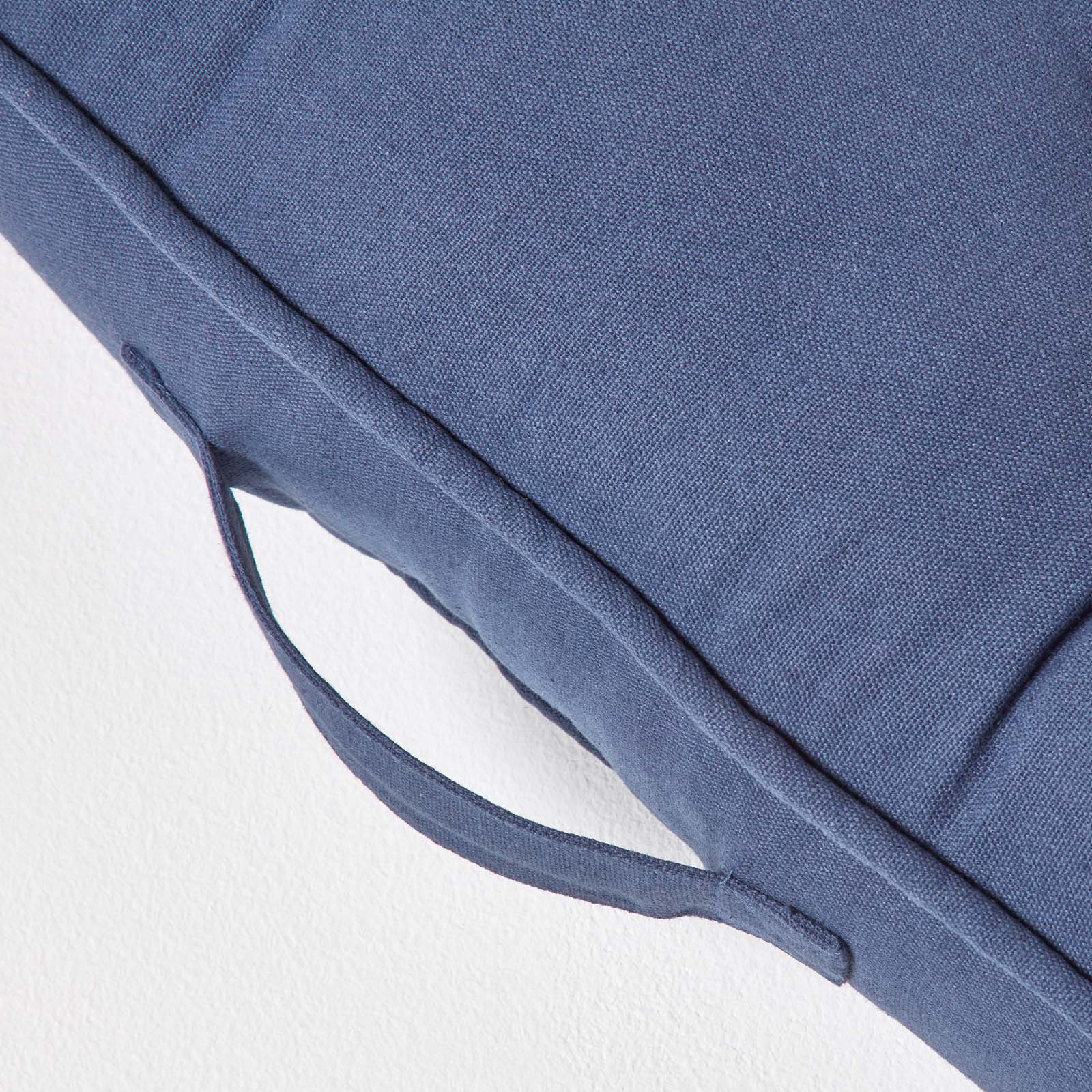 Cotton 2 Seater Booster Cushion | 50cm x 100cm | Navy Blue