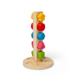 Wooden Montessori Nuts & Bolts Tower