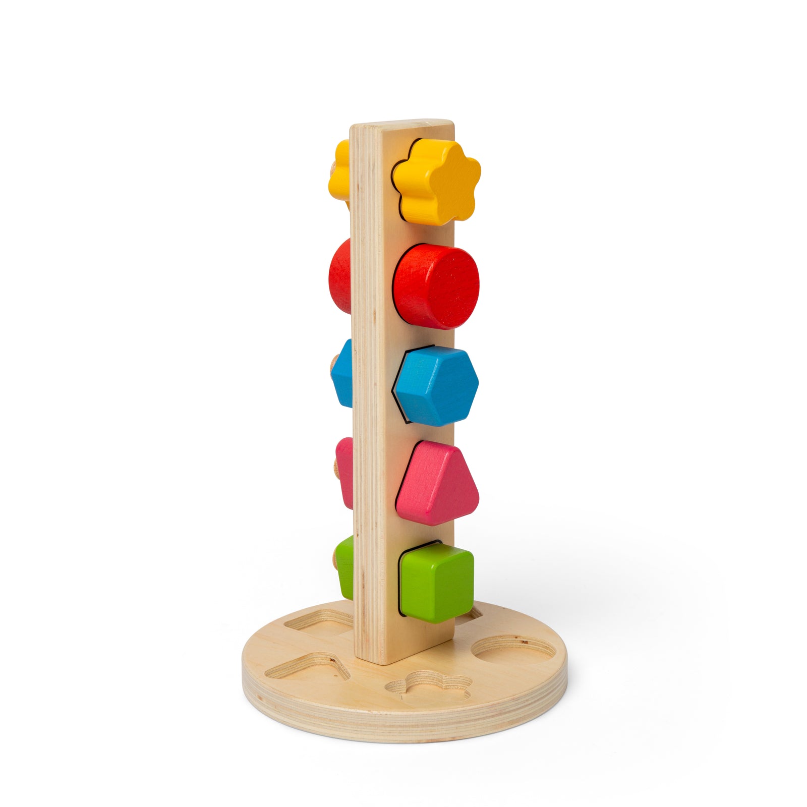 Wooden Montessori Nuts & Bolts Tower