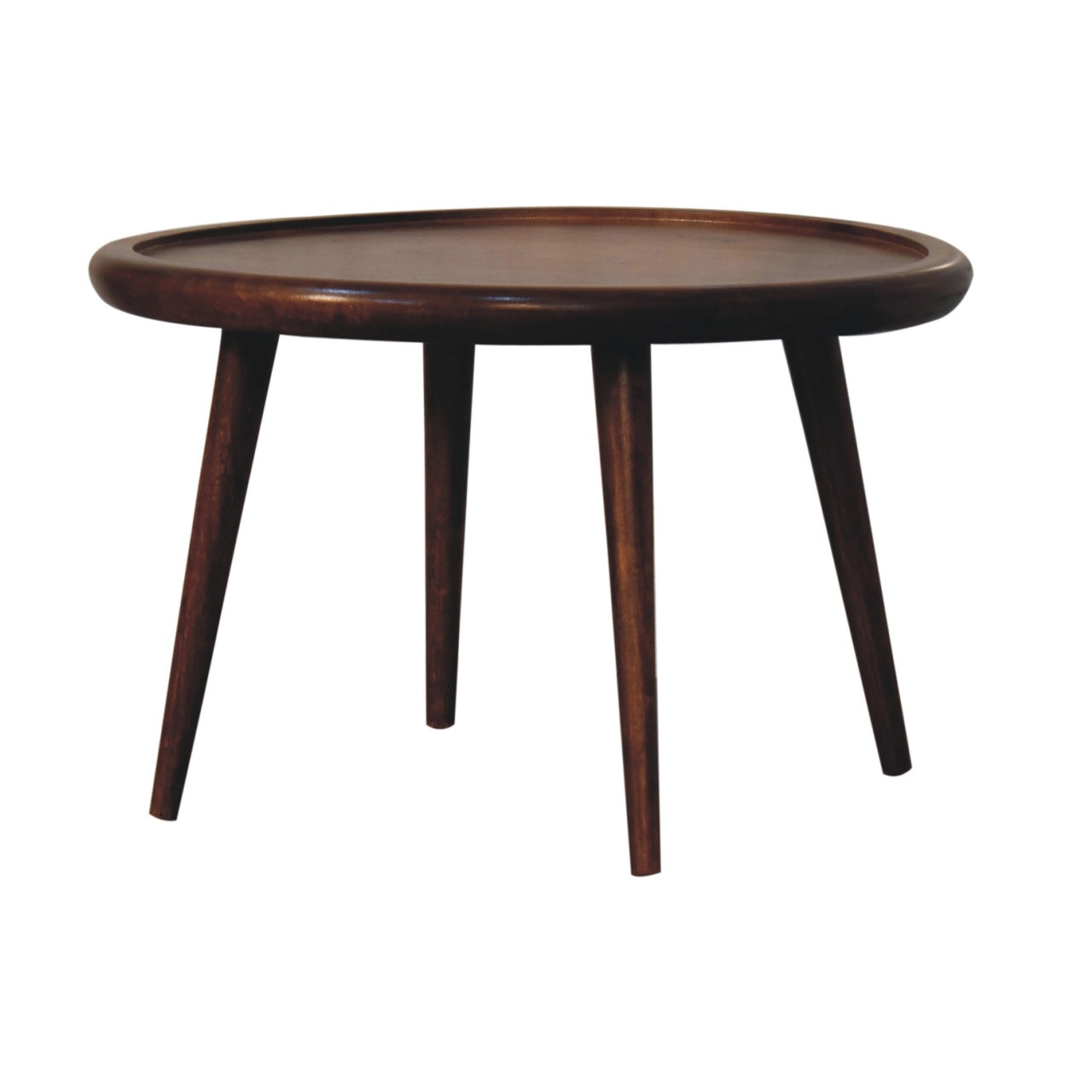 Solid Wood Chestnut Plate Coffee Table