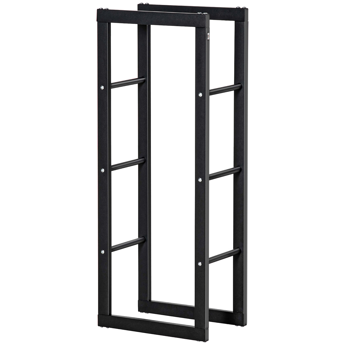Metal Firewood Rack Elevated Design 100H x 40Wcm