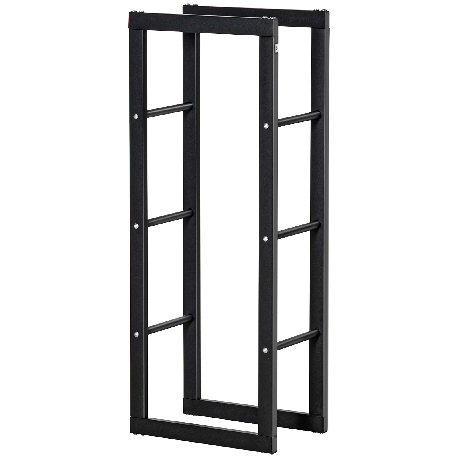 Metal Firewood Rack Elevated Design 100H x 40Wcm