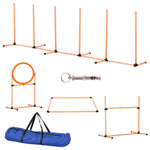 Pet Agility Training Equipment Dog Jump Hurdle Bar Obedience Training Set